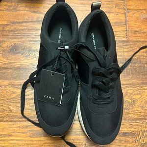 Zara platform sneakers size 38 women NWT 7.5 US